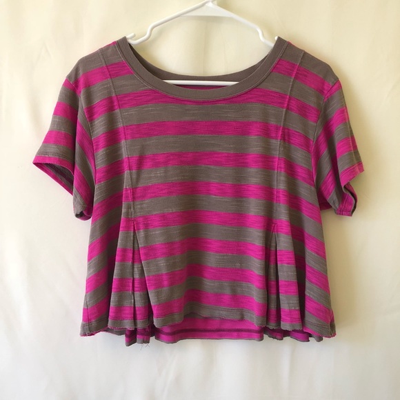 Free People Tops - ⭐️ Free People We the Free striped flowy crop top